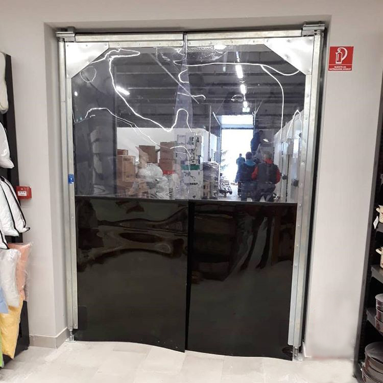 Flexible swing doors