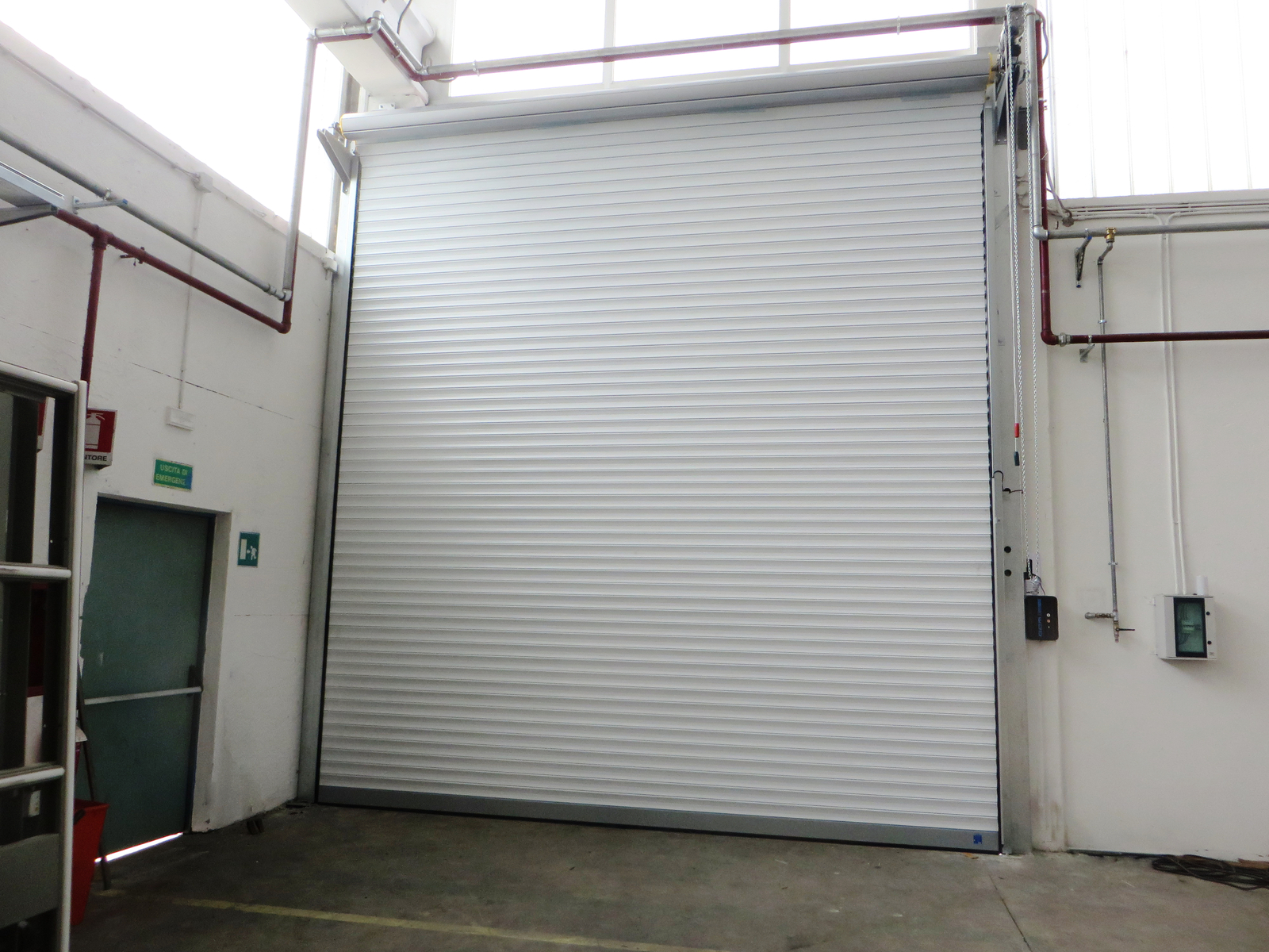 OCM roller shutter logistics sector